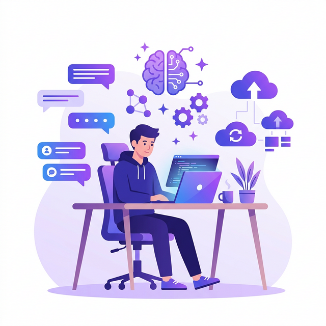 AI Chat History illustration